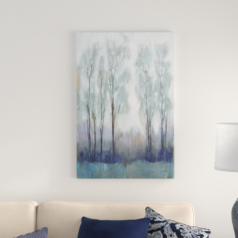 «Through the Clearing II», peinture sur toile, H 36 po x l 24 po x P 1,25 po, Toile tendue