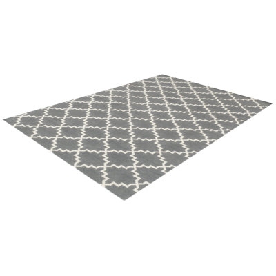Eugenie Geometric Hand Woven Area Rug