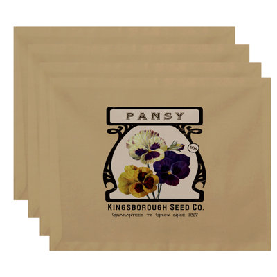 Alberts Polyester Floral Rectangle Placemat