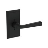 Kinsella Passage Lever with Chamfered 5in Rose in Polished Chrome