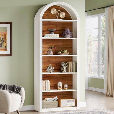 Tall Arched Bookcase