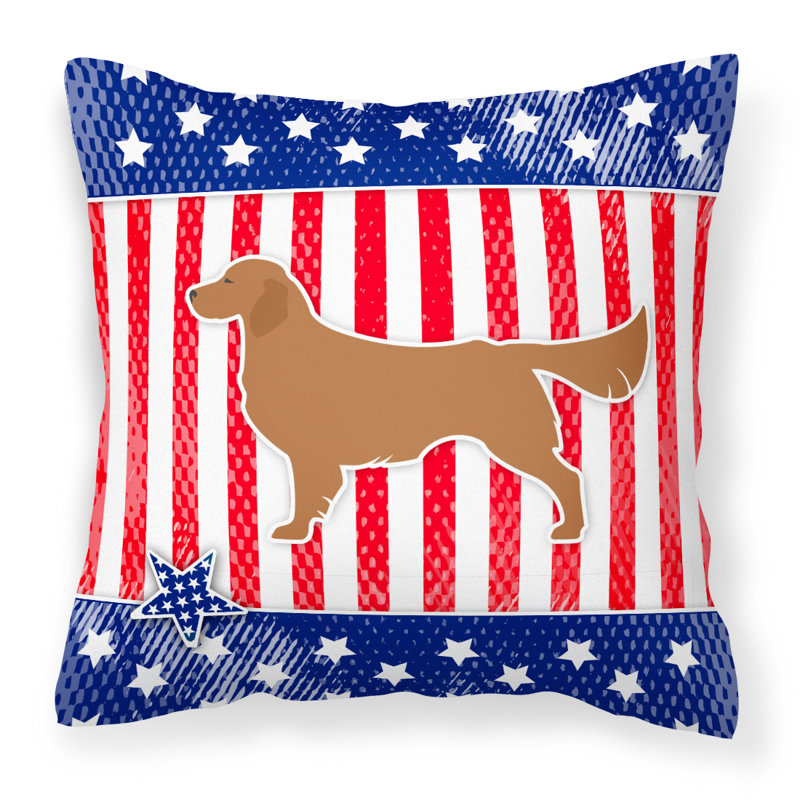 Coussin intérieur/extérieur Patriotic, H 18 po x l 18 po x P 3 po