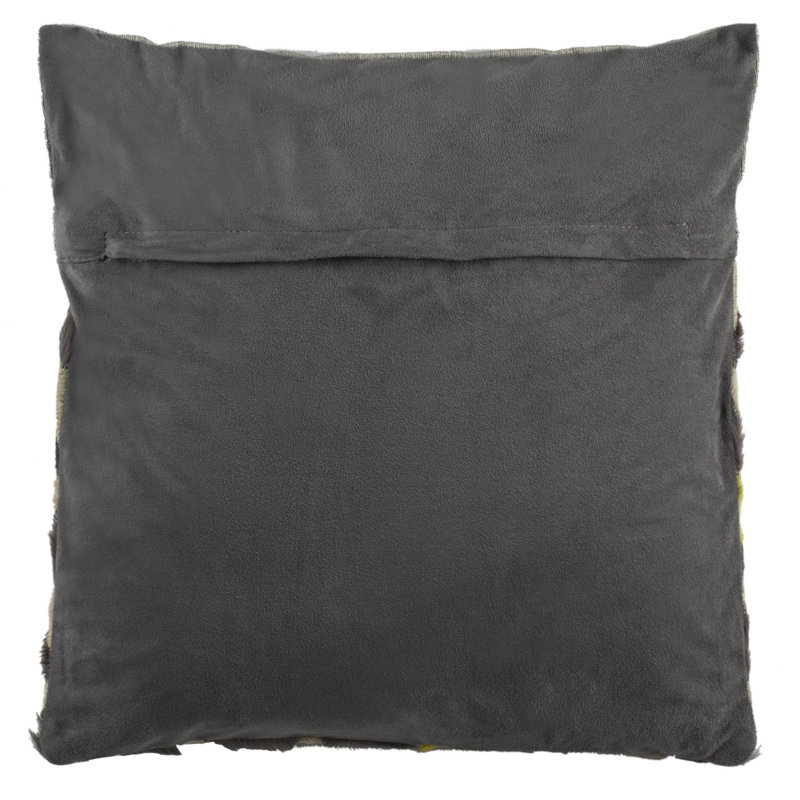 Sisu Geometric Cowhide Throw Pillow