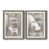 Cadre en papier gris