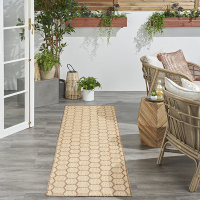 Tapis intérieur / extérieur brun clair Koebe