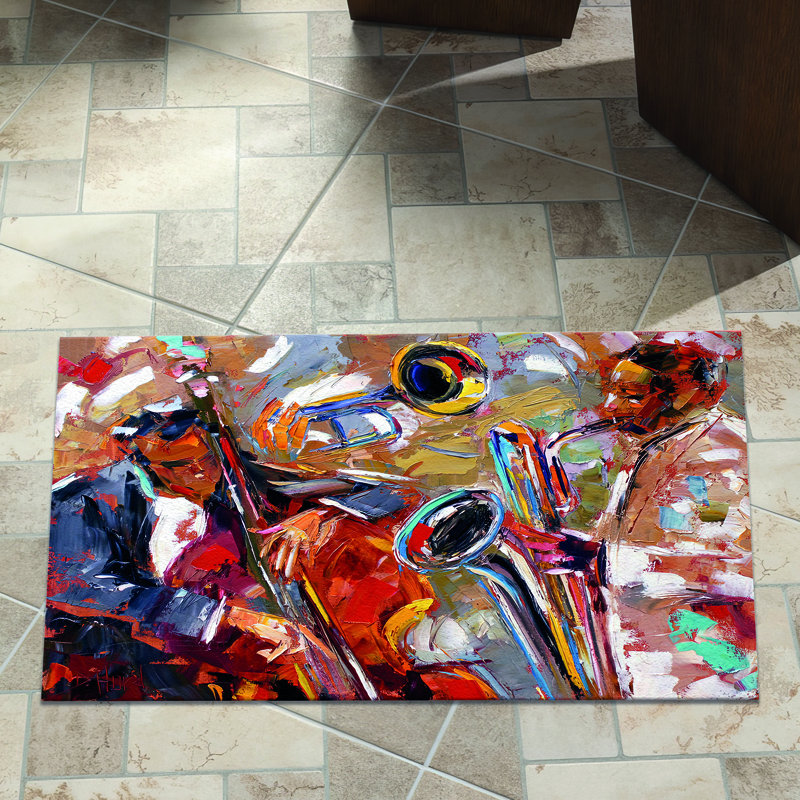 Large Plush Soft Pile Rug with Traditional Floral and Leaf Pattern in Tones for Living Room Bedroom and Office Spaces