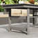 6-Person Outdoor Rectangular Patio Dining Table With Umbrella Hole, All-Weather Resistance