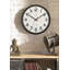 Acctim Kempston Wall Clock Metal Energy Efficient Movement Glass Lens 35cm-35915095