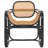 Destrie Rattan Accent Chair-1286610320