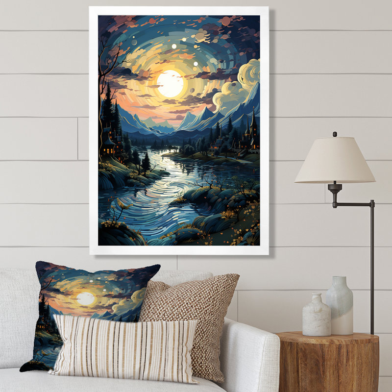 «Ardenheim Mastereuvre The Starry Day» par Vincent III, reproduction d'art sur toile, H 32 po x l 24 po x P 1 po