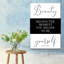«Beauty Quotes Where Beauty Begins», reproduction sur toile-608786922