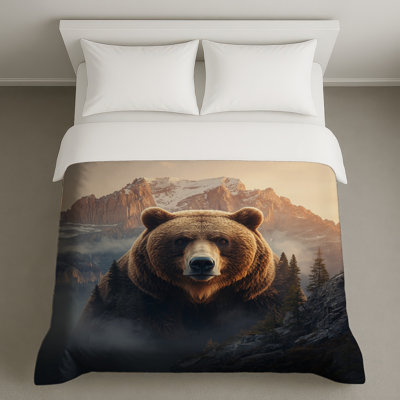 Housses de couette grizzly dans les montagnes