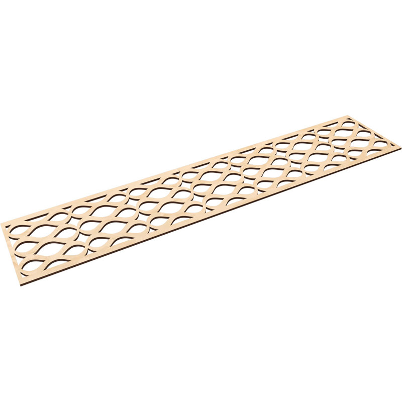Moulure de charpente en bouleau Somerset l 46 3/4 po x H 10 po x T 1/4 po, Bouleau, H 10 po x l 46,75 po x P 0,25 po