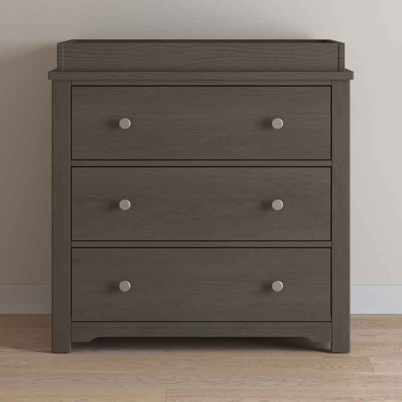 Harmony 3-Drawer Changing Table Dresser, Dapper Grey