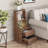 Modern Night Stand with Bookshelf-109324383