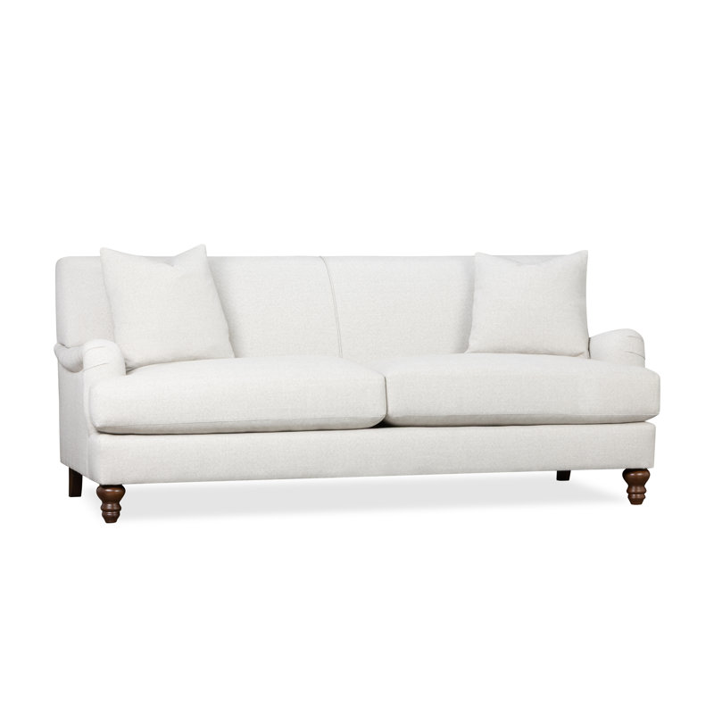 Walters Tight Back Sofa, Macarena Light Grey Canvas