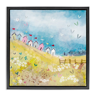 Cadre flottant Beach Huts on Hillside, design par Clare Tupper