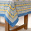 Mimosa Tablecloth - Green & Yellow - 59" x 59"-1167000566-1167000564