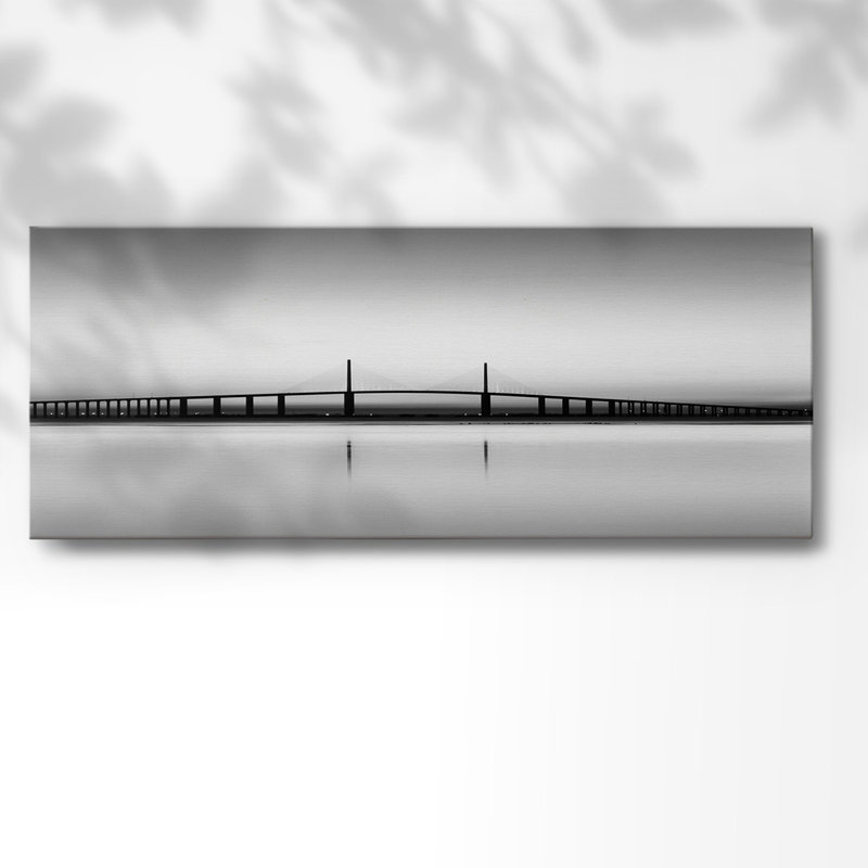 Sunshine Skyway sur impression sur toile, H 12 po x l 30 po x P 1,5 po