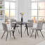 Chaise d'appoint rembourrée en velours Girton-885659795