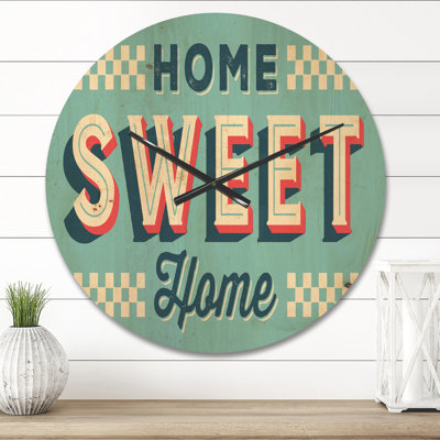 Solid Wood Wall Clock