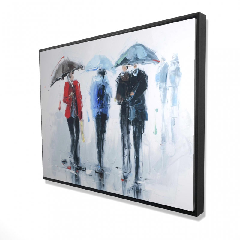 Spring shower - 36"x48" Framed canvas
