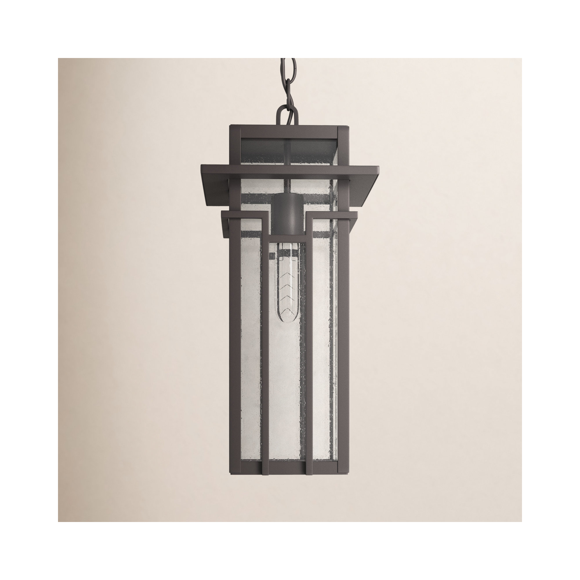 Seeded Outdoor Hanging Lantern