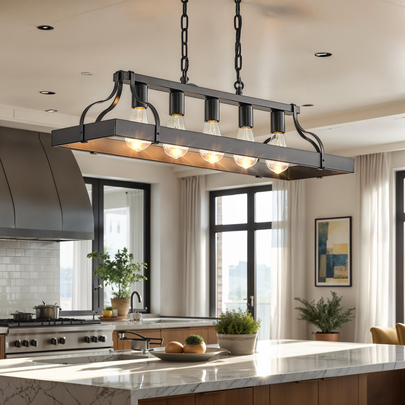 Modern and stylish design pendant light (bulb not included), Black