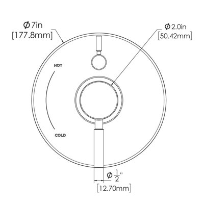 Neo Diverter Shower Valve Trim