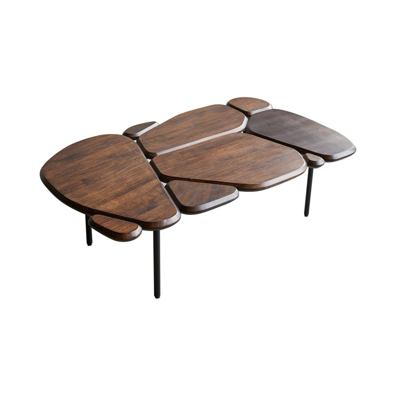 Agar Solid Wood Top Single Coffee Table