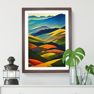Watercolour Meadow Landscape No.5 - Wall Art