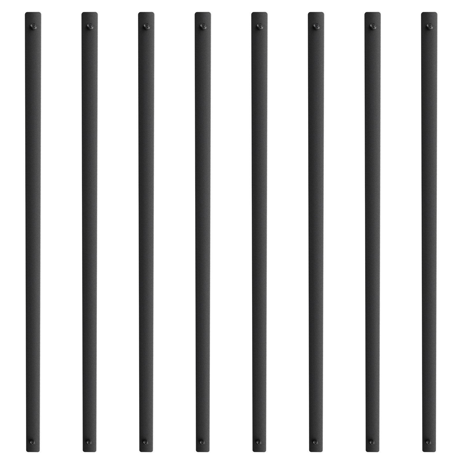 WORLD SHOP BOX VEVOR Staircase Metal Balusters, 38'' X 1'' Flat ...