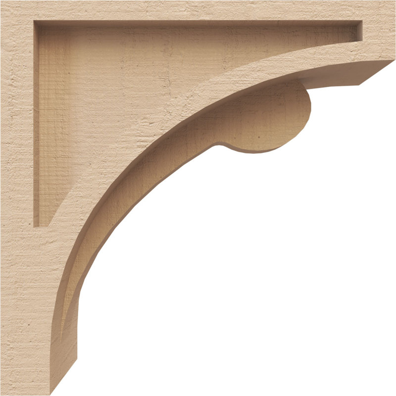 Bois de cèdre brut Viola TimberThane Corbel, apprêté brun clair, H 6 po x l 3 po x P 6 po