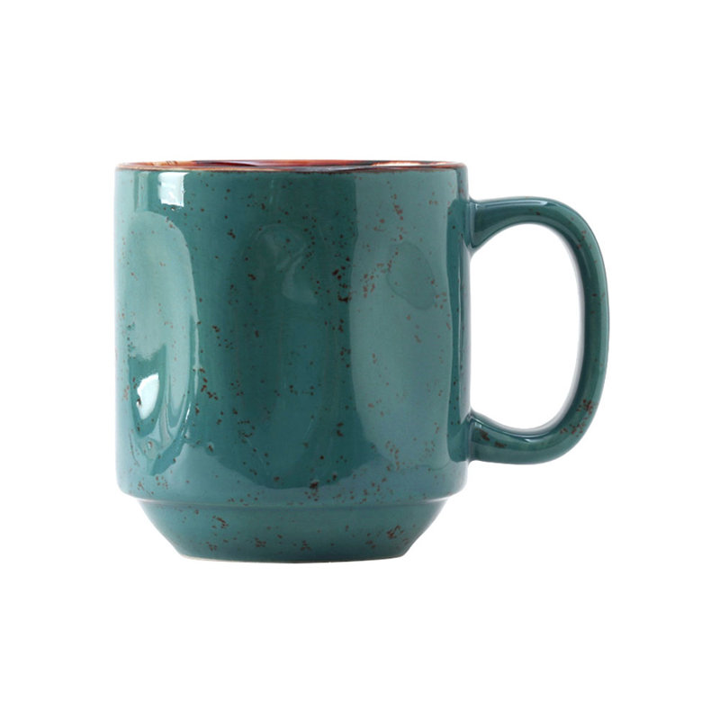 Connellsville Ceramic Coffee Mug, Geode Azure Teal