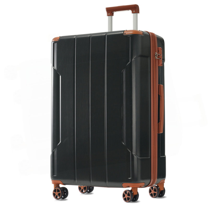 Ensemble de valise à deux roues Hardshell, Black Brown