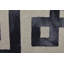 Tapis touffeté à la main ivoire et noir en laine 2 pi x 3 pi-1463703913