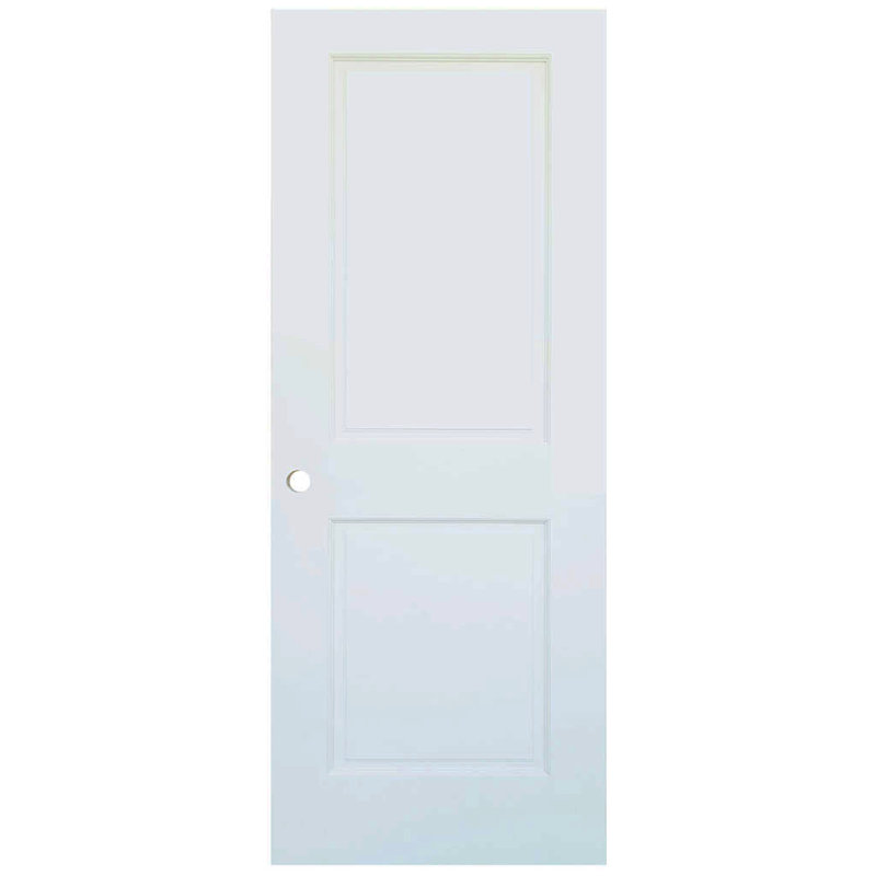 Dalle blanche à 2 panneaux avec trou de perçage, 30 po x 80 po