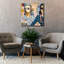  «Sunset Blvd.» par Erin Ashley, art mural sur toile, 37 po x 37 po