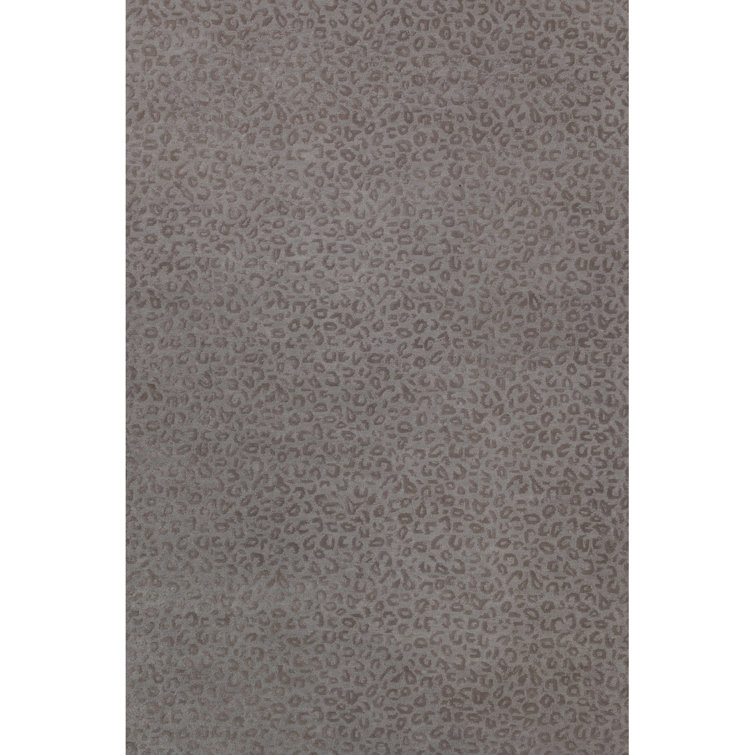 Leopardess Taupe Hand-Tufted Responsible Wool Rug