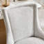 Ensemble de 2 chaises en chenille avec pieds courbés et garniture de rivets-800057497