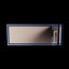 Miroir de salle de bain 96 po x 36 po à DEL, brouillard, 3 réglages de couleur, gradation continue, fixation murale, cadre en aluminium, miroir de robustesse doré brossé avec modes, intensité variable, décoration-1205443202