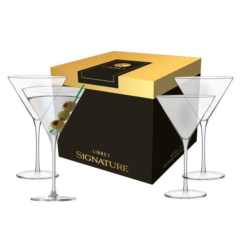 Ensemble de 4 verres à martini Libbey Signature Kentfield, 10 onces
