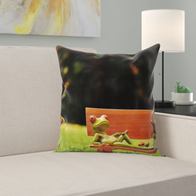 Coussin de grenouilles