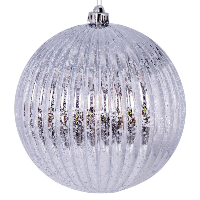 Ensemble de 6 boules de Noël Chistmas, Argent