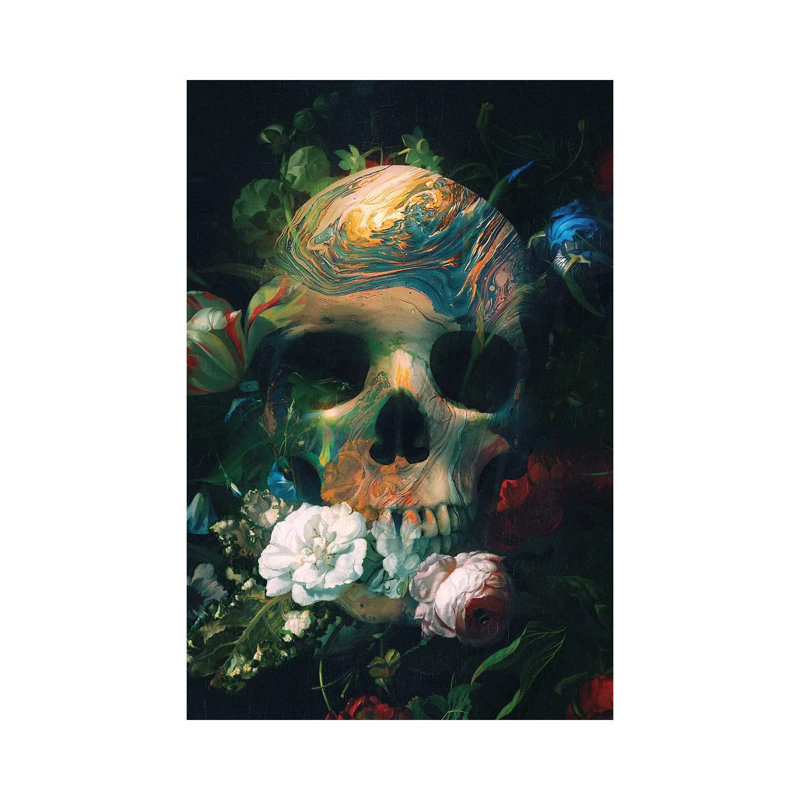 Death Place by Nicebleed - Print on Canvas, Wrapped Canvas, 66.04cm H x 45.72cm W x 1.91cm D