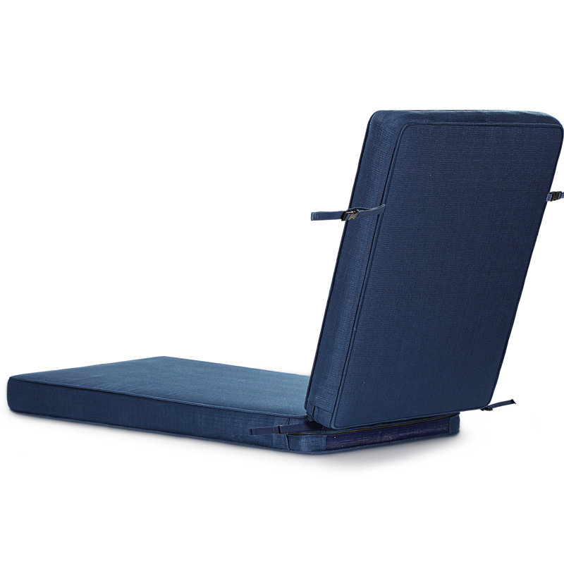SUNROX All-Weather Outdoor Chaise Lounge Cushion, 22" W x 45" D, Navy
