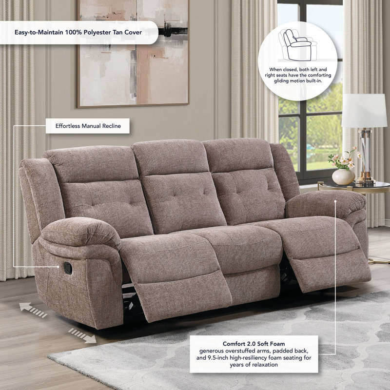 Sydney Manual Reclining Sofa