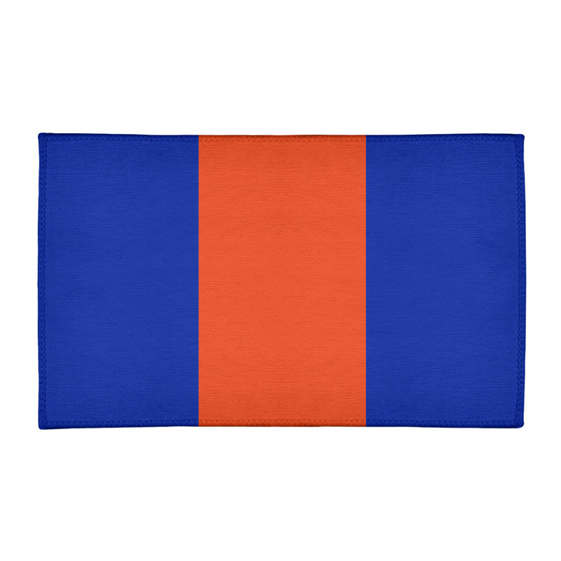 Tapis bleu/orange area, Rectangle 2 pi x 3 pi