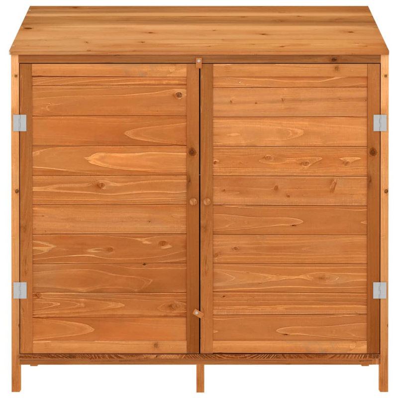 Natur Pur Garden Shed Brown 102X52x112 Cm Solid Wood Fir, Brown