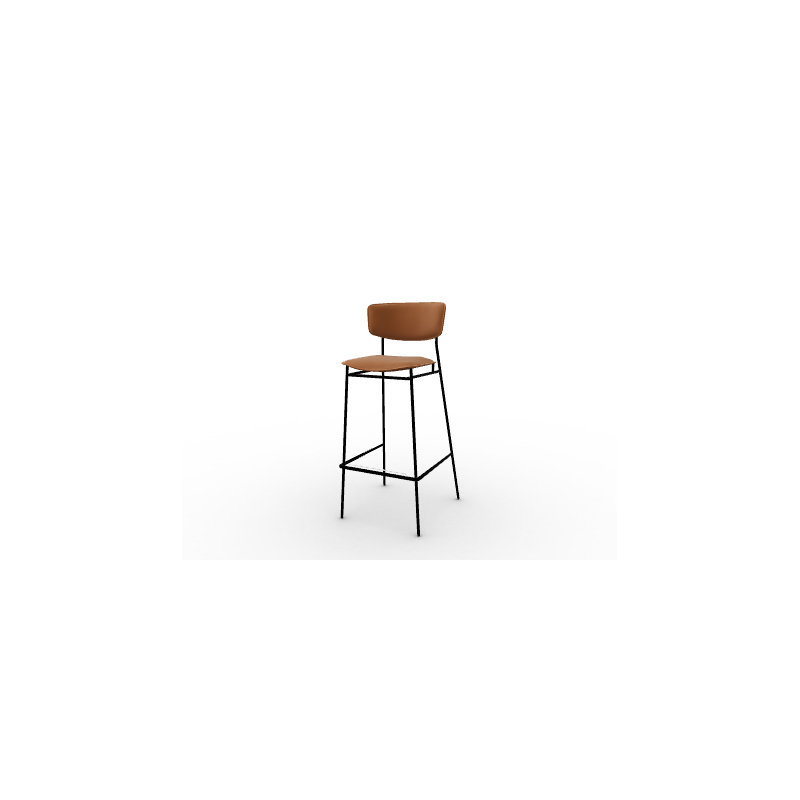 Fifties Stools, Melange Cognac/Leather